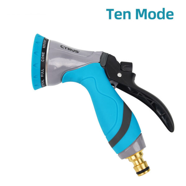Garden Sprayer Water Spray Bottle Mist Gun Ten Modes Home Tools Accessories Aluminium Alloy Regadera Plant Watering Nozzle - Image 4