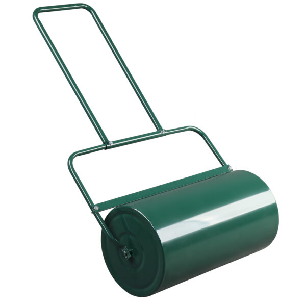 24 Inch Green Iron Lawn Roller Cylindrical Garden - Image 8