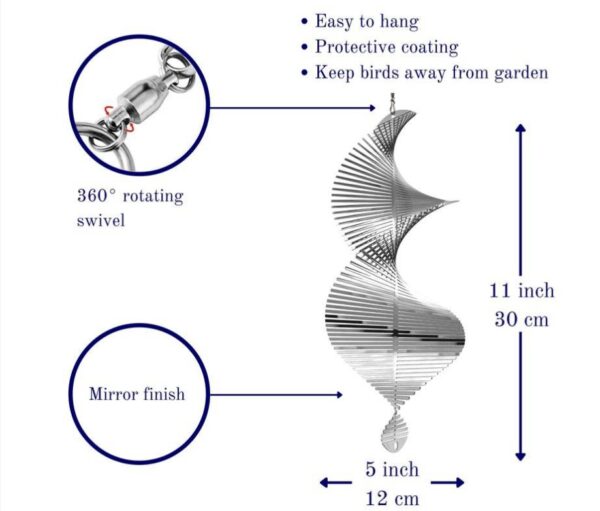 Rotating Wind Runner Garden Decoration Outdoor Pendant - Image 2