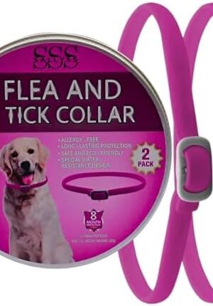 SALLYSS Anti-Parasitic Collar for Dogs - 2 Pack -