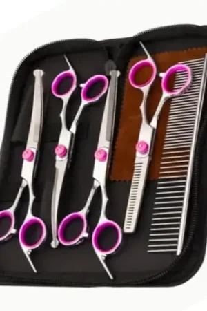 Professional Dog Grooming Scissors 6-in-1 Kit