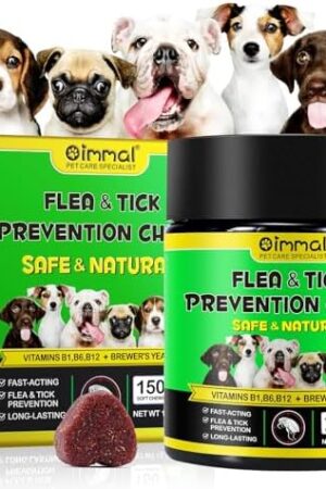 SALLYSS Natural Pesticide for Dogs – 150 Chewable Snacks